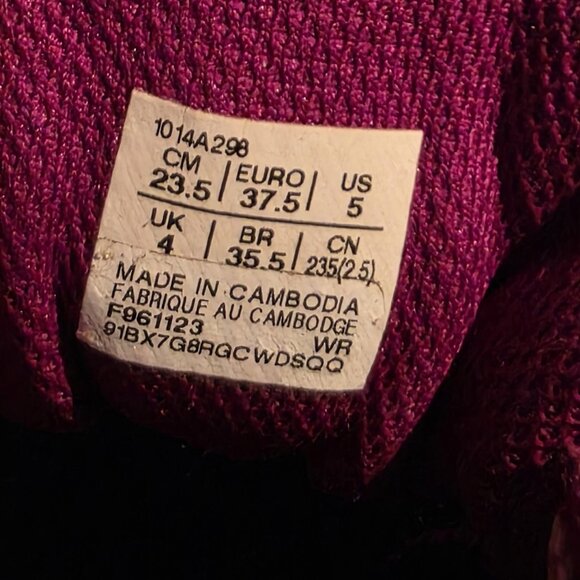 Womens Size 6.5 -Asics Gel Excite 10 1014A298 Purple Running Shoes Sneakers - Picture 10 of 10